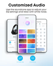 Load image into Gallery viewer, Soundcore by Anker Q20i Hybrid Active Noise Cancelling Headphones, Wireless Over-Ear Bluetooth, 40H Long ANC Playtime, Hi-Res Audio, Big Bass, Customize via an App, Transparency Mode (Pink)
