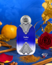 Load image into Gallery viewer, Nabeel Suha - Luxus Edition for Unisex - Arabian Perfume for Women &amp; Men - Fragrance with Apple, Bergamot, Saffron, Patchouli, Vetiver, Musk Scent - Arabic Cologne - Travel Size - 3.3 oz EDP Spray
