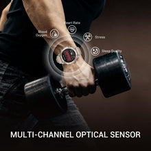 Load image into Gallery viewer, Men's Outdoor Smartwatch, Standalone GPS &amp; Offline Maps, 5ATM Waterproof, 1.43" AMOLED, 4GB Memory, 178 Sports Modes, Compass, Heart Rate/SpO2/Stress/Sleep Monitor, Compatible Android and iOS Khaki
