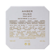 Load image into Gallery viewer, Ajmal Amber Musc for Men and Women (Unisex) EDP - Eau De Parfum 100ML (3.4 oz)
