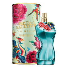 Load image into Gallery viewer, Jean Paul Gaultier La Belle Paradise Garden Eau de Parfum for Women - Long Lasting Floral Amber Womens Perfume with Blue Water Lily, Iris &amp; Vanilla - Designer Fragrance Spray, 3.4 oz
