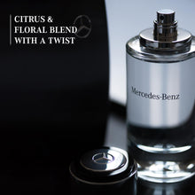Load image into Gallery viewer, Mercedes-Benz For Men - Irresistible Fragrance For Men - Woody Aromatic - Elegantly Masculine - Naturally Infused And Crafted - Fresh And Sensual - Deep And Vibrant Scent - Eau De Toilette - 8.1 Oz
