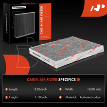 Load image into Gallery viewer, A-Premium Cabin Air Filter with Activated Carbon Compatible with Hyundai Sonata 2016-2019 &amp; Kia Optima 2016-2020 Replace# 97133C1010, PC99206CP
