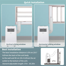 Load image into Gallery viewer, Shinco 8,000 BTU Portable Air Conditioner - 3-in-1 Cool/Dehumidifier/Fan for Rooms Up to 350 sq.ft, Remote Control &amp; 24H Timer, Compact AC Unit for Bedroom/Office
