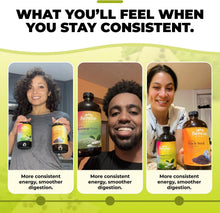 Load image into Gallery viewer, Serene Herbs Soursop Bitters Liquid &amp; Black Seed Bundle – Organic Herbal Guanabana for Digestive Support &amp; Immune Health – Vegan, Non-GMO – 32 oz (16 oz Each), 32 Servings
