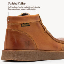 Load image into Gallery viewer, WELTFORGE Men's Moc Toe Chukka Boots Leather Casual Desert Boot
