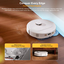 Load image into Gallery viewer, roborock Qrevo S5V Robot Vacuum and Mop, FlexiArm Edge Mopping, 12,000Pa Suction, Dual Zero-Tangle System, Smart Obstacle Avoidance, 10mm Mop Lifting, Auto Mop Washing &amp; Warm Air Drying, White
