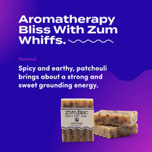 Load image into Gallery viewer, Indigo Wild Zum Bar Goat's Milk Soap - Patchouli - 3 oz (3 Pack)
