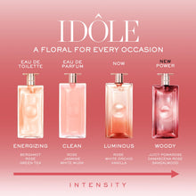 Load image into Gallery viewer, Lancôme Idôle Power Eau De Parfum Intense – Long Lasting Fragrance with Notes of Fruity Pomarose and Sandalwood - Fruity and Woody Floral Women's Fragrance – 0.85 Fl Oz.
