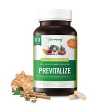 Load image into Gallery viewer, BB Company Previtalize | Prebiotics for Women, Prebiotic Fiber for Gut Health, Digestive Health | Food for Good Probiotics | Complement to Probiotics &amp; Provitalize | Packaging Vary | 60 Ct
