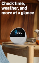 Load image into Gallery viewer, Amazon Echo Spot (newest model), Great for nightstands, offices and kitchens, Smart alarm clock, Designed for Alexa+, Ocean Blue
