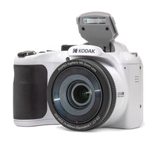 Load image into Gallery viewer, KODAK PIXPRO AZ255-WH 16MP Digital Camera 25X Optical Zoom 24mm Wide Angle Lens Optical Image Stabilization 1080P Full HD Video 3" LCD Vlogging Camera (White)
