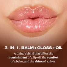 Load image into Gallery viewer, Sacheu Lip Elixir Nourishing Lip Glaze and Lip Tint Gloss. High-Shine Lip Gloss. Moisturizing Lip Gloss Enriched with Lip Oils For Hydrating Smooth Finish, Cruelty-Free (Clear)
