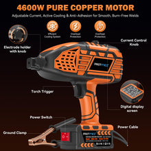 Load image into Gallery viewer, Portable Handheld Machine- 110V Display Portable Welder Handheld IGBT Inverter with 5 Adjustable Currents, 20PCS Rods, ARC Welder Gun Fits 3/32"-1/8" Welding Rods for Home Projects, DIY, Repair
