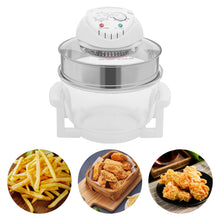 Load image into Gallery viewer, HOLMZCED 18Qt Air Fryer with Grill, Glass Airfryer with Adjustable Temperature&amp;Timer 360° Viewable Airy Fryer with Expansion Ring for Home Kitchen
