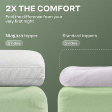Load image into Gallery viewer, Extra-Thick 2 Inch Queen Size Mattress Topper - Ultra Plush &amp; Soft Viscose Derived from Bamboo Mattress Pad, Naturally Cooling &amp; Perfect for Full Body Support, Snow White
