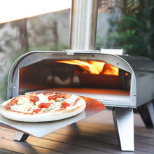 Load image into Gallery viewer, BIG HORN OUTDOORS Pizza Ovens Wood Pellet 12” Pizza Oven Cooking Wood Fired Pizza Maker Portable Stainless Steel Pizza Grill, Silver Portable Party use
