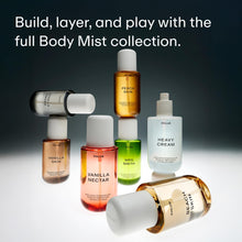 Load image into Gallery viewer, PHLUR Paradise Skin Set ($75 Value) - Travel Size Body Mist Gift Set - Peach Skin, Vanilla Skin, &amp; Beach Skin - Travel Size Hair and Body Fragrance Mist Trio (3 x 3 fl oz)
