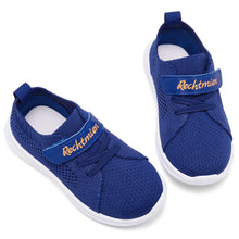 Load image into Gallery viewer, Rechtmien Toddler Shoes Boys Girls Lightweight Soft Sneakers Breathable Mesh Tennis Barefoot Shoes Slip On Walking Running Shoes Blue 8 Toddler
