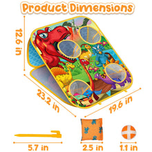 Load image into Gallery viewer, Bean Bag Toss Game for Kids - Cornhole Board Outdoor Toys for Toddlers -Party Activities Carnival Outside Yard Backyard Beach Lawn Games Toy for Kid Boys Girls Age 3 4 5 6 7 8 Year Old Birthday Gifts
