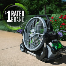Load image into Gallery viewer, EGO POWER+ Portable Misting Fan, Outdoor Electric 18" 5 Speed Fan, Battery and Charger Not Included - FN1800
