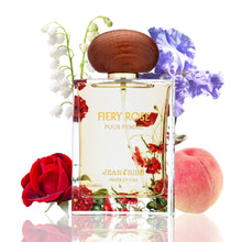 Load image into Gallery viewer, Jean Rish Fiery Rose Eau De Parfum - Perfume for Women (3.4 Fl Oz / 100ml) with Iris, Apricot &amp; Vanilla Notes - Long Lasting and Luxury Fragrance
