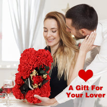 Load image into Gallery viewer, Rose Bear, Valentines Gifts for Her, Rose Teddy Bear, Valentine Teddy Bear Gifts for Women, Forever Preserving Rose, Mothers Day, Wedding and Anniversary,Birthday Gift, Women's Gifts
