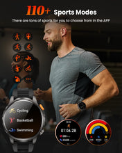 Load image into Gallery viewer, Military Smart Watches for Men Fitness Tracker Watch, 1.91" Men's Smart Watch with 1000mAh/5 ATM Waterproof/LED Flashlight/110+ Sport Modes/Heart Rate/SpO2/Sleep, Men's Watches for Android &amp; iPhone
