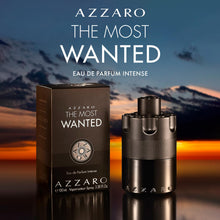 Load image into Gallery viewer, Azzaro The Most Wanted Eau de Parfum Intense - Woody &amp; Seductive Mens Cologne - Fougère, Ambery &amp; Spicy Fragrance for Date Night - Lasting Wear - Luxury Perfumes for Men - Travel Size, 1.6 Fl. Oz
