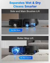 Load image into Gallery viewer, ECOVACS DEEBOT X11 OmniCyclone Robot Vacuum and Mop, Bagless 60-Day Station, 19,500Pa Suction, GaN Fast Charging for Large Homes, Self-Washing Roller Mop, Zero-Tangle for Pet Hair, Smart Navigation

