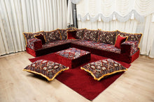 Load image into Gallery viewer, arabicsofa Traditional Floor Majlis Cushions – Modular Diwan Sectional Seating
