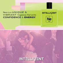 Load image into Gallery viewer, Intelligent Neon | Abstract, Artistic, Aldehydic | Extrait de Parfum for Men | 3.4 Fl Oz (100 mL)
