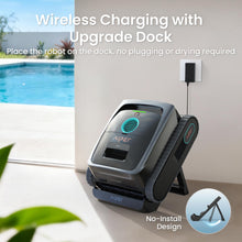 Load image into Gallery viewer, (2026 New) AIPER Scuba V3 AI Vision Cordless Robotic Pool Cleaner, 10x Faster Pool Cleaning with AI Patrol, 24/7 Auto Cleaning, Smart Waterline Parking &amp; Multi-Layer Filtration, Gray
