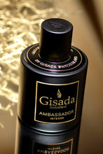 Load image into Gallery viewer, Gisada Switzerland Mens Eau De Parfum Fragrance, Perfume + Cologne for Men (Fresh Citrus, Fruity, Floral, Spicy, Warm + Woody) Ambassador Intense, 100mL/3.3oz
