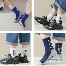 Load image into Gallery viewer, Boys Soccer Socks Sports Socks Youth Athletic Socks Hospital Grip Soccer Socks For Boys and Girls White

