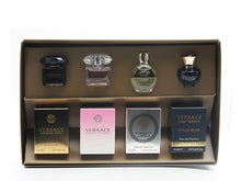 Load image into Gallery viewer, Versace Gifts &amp; Sets Womens Mini Set (Crystal Noir/Bright Crystal/Eros Pour Femme EDT, Pour Femme Dylan Blue EDP)

