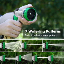 Load image into Gallery viewer, RESTMO Garden Hose Nozzle, Heavy Duty Metal Water Hose Nozzle with 7 Adjustable Spray Patterns, High Pressure Hand Sprayer with Flow Control for Watering Plants &amp; Lawns, Washing Cars &amp; Pets

