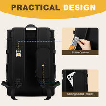 Load image into Gallery viewer, Cooler Backpack - 24/30/36/40 Cans Insulated Backpack Cooler for Men &amp; Women, Portable 2 Leak Proof Compartments Coolers Bag for Picnic, Lunch, Hiking, BBQ Camping and Beach - Black - MIYCOO
