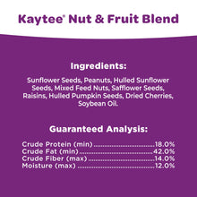 Load image into Gallery viewer, Kaytee Nut &amp; Fruit Wild Bird Seed, 5 lb
