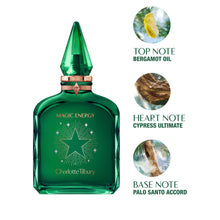 Load image into Gallery viewer, Charlotte Tilbury Magic Energy Eau De Parfum - Pheromone Enhancing Woody Perfume Enriched with Naturally-Derived Oil - Long-Lasting Scent with Notes of Bergamot, Cashmere Wood &amp; Palo Santo (100ml)
