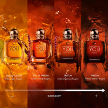 Load image into Gallery viewer, Armani Beauty - Stronger With You Absolutely - Parfum - Cologne for Men - Spicy Ambery Gourmand Men’s Fragrance – Rum Accord, Cedarwood, Lavendar &amp; Vanilla Notes - 3.4 Fl Oz
