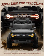 Load image into Gallery viewer, First Ride On 24V Ride on Toys for Big Kids, Licensed Ford Bronco Raptor Electric Car 2 Seater with Remote Control, Kids Ride on Cars w/ 2-Seater, 4.3 Mph Max Speed, Soft Start Function (24V, Black)
