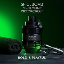 Load image into Gallery viewer, Viktor&amp;Rolf - Spicebomb Nightvision Eau de Toilette - Warm, Spicy &amp; Fresh - Cologne for Men - With Notes of Bergamot Citrus, Black Spices &amp; Rosemary - 3 Fl Oz
