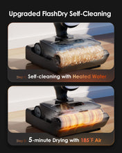 Load image into Gallery viewer, Tineco Floor One S9 Artist Steam Wet Dry Vacuum Cleaner, High-Temp Steam Cleaning, 22kPa Suction, 360° SmoothDrive, Anti-Tangle Design, 185°F Flashdry, Long Runtime, 180° Lay-Flat
