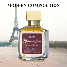 Load image into Gallery viewer, Maison De Paris Blanc Edition Eau De Parfum for Women and Men - Unisex Everyday Fragrance Featuring a Blend of Oriental &amp; Floral Notes - Warm, Spicy &amp; Aromatic Composition - Elegant 100ml Bottle

