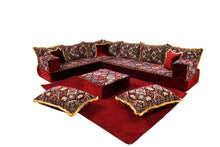 Load image into Gallery viewer, arabicsofa Traditional Floor Majlis Cushions – Modular Diwan Sectional Seating
