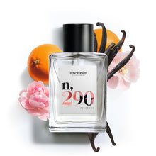 Load image into Gallery viewer, Noteworthy n,290 Crescendo Eau De Parfum – Mandarin, Peony, Vanilla | Sophisticated, Warm Fragrance for Any Occasion | Long-lasting Unisex Perfume for Women &amp; Men (100ml)
