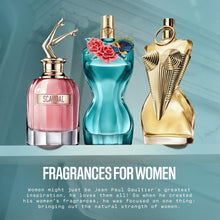 Load image into Gallery viewer, Jean Paul Gaultier La Belle Paradise Garden Eau de Parfum for Women - Long Lasting Floral Amber Womens Perfume with Blue Water Lily, Iris &amp; Vanilla - Designer Fragrance Spray, 3.4 oz
