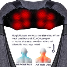 Load image into Gallery viewer, Mirakel Fathers Day Dad Gifts for Husband Men, Neck Massager for Pain Relief Deep Tissue, Electric Shiatsu Shoulder &amp; Back Massager with Heat, Mothers Day Gifts for Mom Wife Women Her (NOT Cordless)
