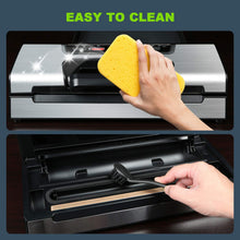 Load image into Gallery viewer, Potane Precision Vacuum Machine,Pro Food Sealer with Built-in Cutter and Bag Storage(Up to 20 Feet Length), Both Auto&amp;Manual Options,2 Modes,Includes 2 Bag Rolls 11”x16’ and 8”x16’,Compact Design
